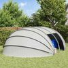 vidaXL Tenda da piscina a cupola Grigio 538 x 440 x 204 cm