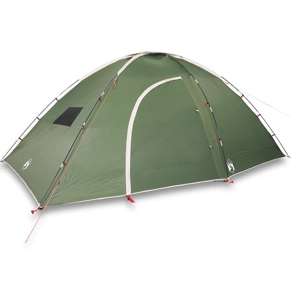 vidaXL Tenda da Campeggio per 8 Persone Verde Impermeabile