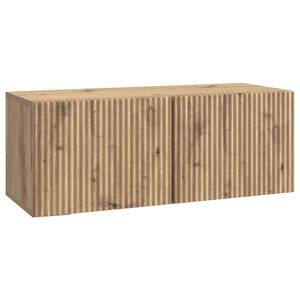vidaXL Mobile Porta TV da Muro 78,5 x 31 x 30 cm Rovere Artigianale