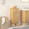 vidaXL Mobile da Bagno con cassetto Olden Marrone 35 x 30 x 90 cm
