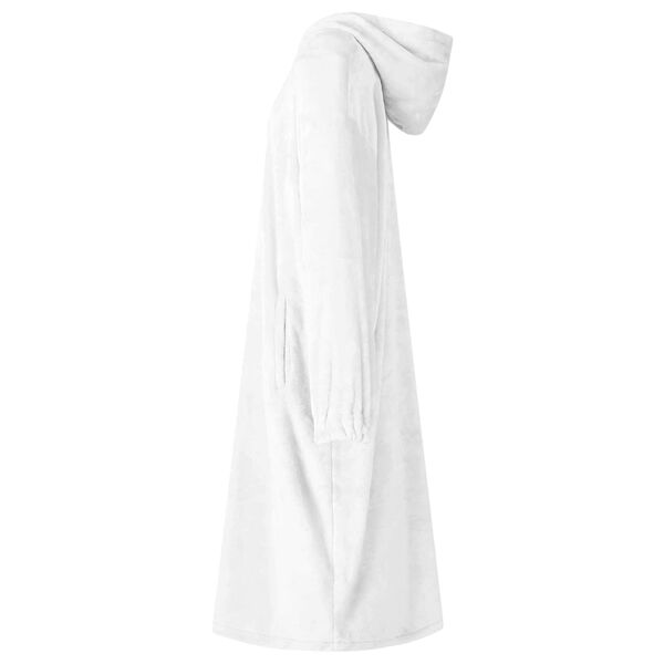 vidaXL Felpa coperta Bianco s Flanella