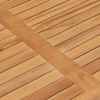 vidaXL Set da pranzo da giardino 7 pz 120x70 cm in legno massello di teak