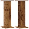 vidaXL Supporti Altoparlanti 2 pz Legno 30x30x80 cm Legno Multistrato