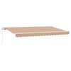 vidaXL Tenda retrattile Multicolore 400 x 200 cm Tessuto