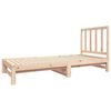 vidaXL Dormeuse Estraibile 2x(90x190) cm Legno Massello di Pino