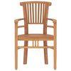vidaXL Set da Pranzo da Giardino 7 pz in Legno Massello di Teak