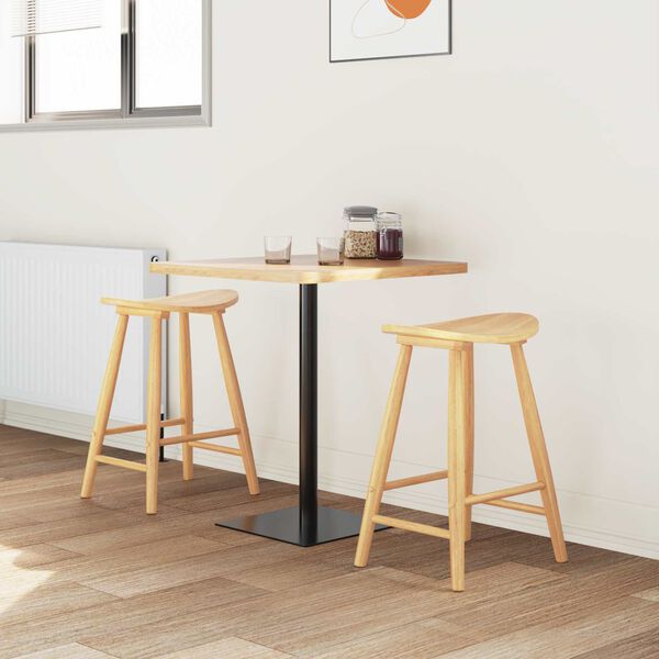 vidaXL Sedie da pranzo 2 pcs Naturale 46 x 37 x 63 cm