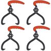 vidaXL Pinze Tenaglie per Tronchi 4 pz con Manico in PVC