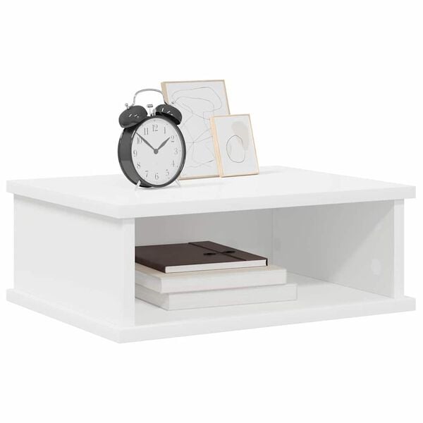 vidaXL Comodino 2 pcs Bianco 40 x 31 x 15 cm Legno multistrato