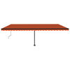 vidaXL Tenda da Sole Autoportante Automatica 600x350cm Arancio Marrone