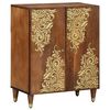 vidaXL Credenza Marrone 60 x 33 x 75 cm Legno di mango massello