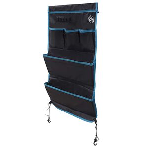 vidaXL Sacchetto per Stoccaggio Nero e Blu 91 x 47,5 cm Oxford