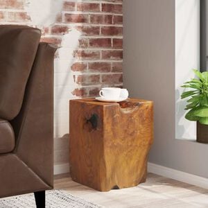 vidaXL Sgabello in Legno Massello di Teak