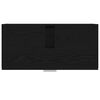 vidaXL Mobile da Bagno Rovere Nero 78 x 37 x 59 cm Legno multistrato