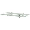 vidaXL Mensole Galleggianti 2 pz in Vetro 60x20 cm 8 mm