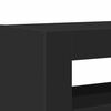 vidaXL Credenza Nero 116 x 30 x 75 cm Legno multistrato