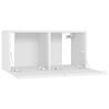 vidaXL Set Mobili Porta TV 5 pz Bianco in Legno Multistrato