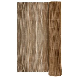 vidaXL Recinzione in Willows 150 x 500 cm Salice Naturale