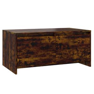 vidaXL Tavolino da Salotto Rovere Fumo 90x50x41,5 cm in Truciolato