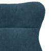 vidaXL poltrona Blu 69 x 74 x 93 cm Velluto