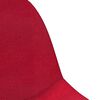 vidaXL Sedia da Ufficio Girevole Rosso Vino in Tessuto