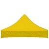 vidaXL Tetto per Tendone per Feste 2x2 m Giallo 270 g/m²