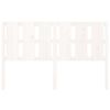 vidaXL Testiera per Letto Bianca 155,5x4x100 cm Legno Massello di Pino