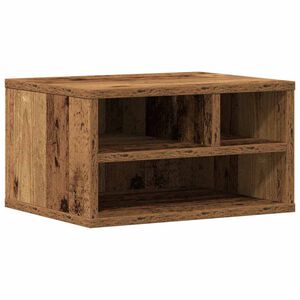 vidaXL Supporto per Stampante Legno vecchio 40 x 32 x 22,5 cm