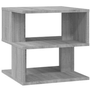 vidaXL Tavolino Grigio Sonoma 40x40x40 cm in Legno Multistrato