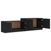 vidaXL Mobile Porta TV Nero 158,5x36x45 cm in Legno Multistrato