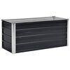 vidaXL Fioriera per Giardino Antracite 100x40x45 cm in Acciaio Zincato