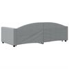 vidaXL Divano Letto Estraibile Cassetti Grigio Chiaro 90x200cm Tessuto