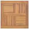 vidaXL Piano Tavolo Quadrato 50x50x2,5 cm in Legno Massello di Teak