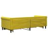 vidaXL Divano Letto Estraibile con Cassetti Giallo 90x200cm in Velluto