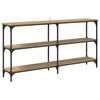 vidaXL Tavolo consolle Rovere artigianale 150 x 29 x 75 cm