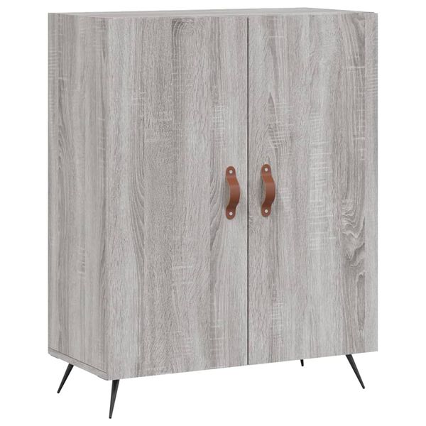 vidaXL Credenza Grigio Sonoma 69,5x34x90 cm in Legno Multistrato