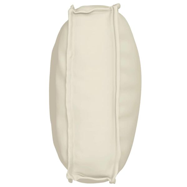 vidaXL Cuscino Crema 70 x 40 x 12 cm Tessuto Oxford