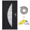 vidaXL Porta Ingresso Antracite 88x200 cm in PVC