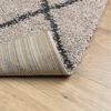 vidaXL Tappeto Shaggy PAMPLONA Pelo Lungo Beige e Antracite 100x200cm