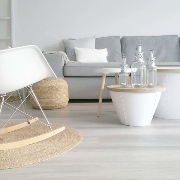 LABEL51 Pouf Intrecciato in Juta Naturale