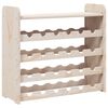 vidaXL Portavini Pannello Superiore 67,5x25x60 cm Legno Massello Pino