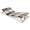 vidaXL Rete a Doghe 7 Zone senza Materasso con 42 Doghe 90x200 cm