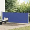 vidaXL Tenda Laterale Retrattile per Patio 140x600 cm Blu