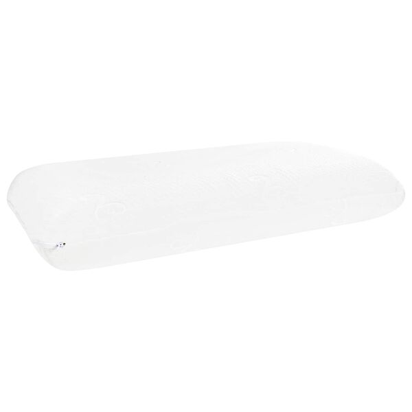 vidaXL Cuscino da Letto Bianco 74 x 39 x 13 cm Schiuma Memory in Gel