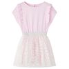 Abito da Bambina con Volant Rosa Chiaro 116