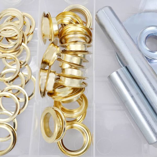 Set riparazione e punzonatura occhielli per teloni 103 pz