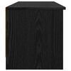 vidaXL Mobile TV Rovere Nero 102 x 35 x 36,5 cm Legno multistrato