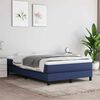 vidaXL Materasso a Molle Insacchettate Rigidit&agrave; Media Blu 120x200x20 cm in Tessuto