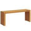vidaXL panchina Olio Naturale 110 x 30 x 45 cm Legno di teak solido