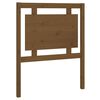 vidaXL Testiera per Letto ambra 80,5x4x100cm in Legno Massello di Pino